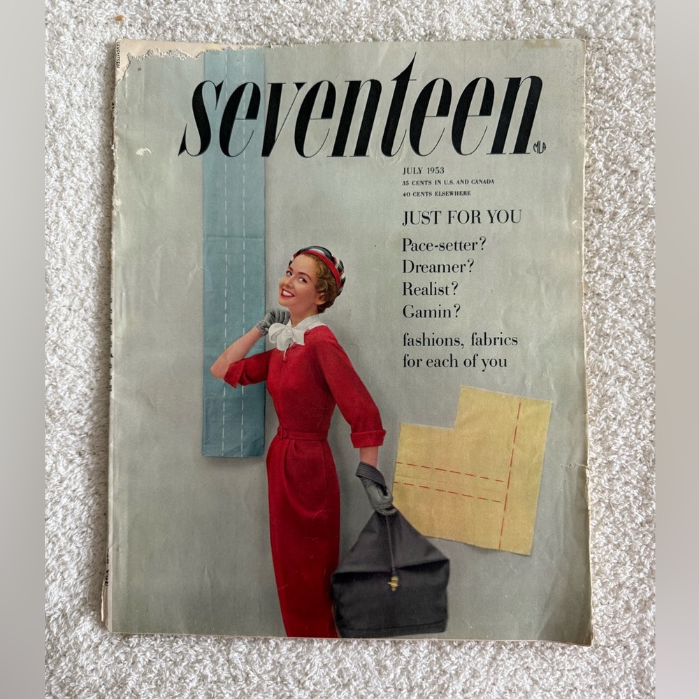 Vintage SEVENTEEN Magazine • July 1953